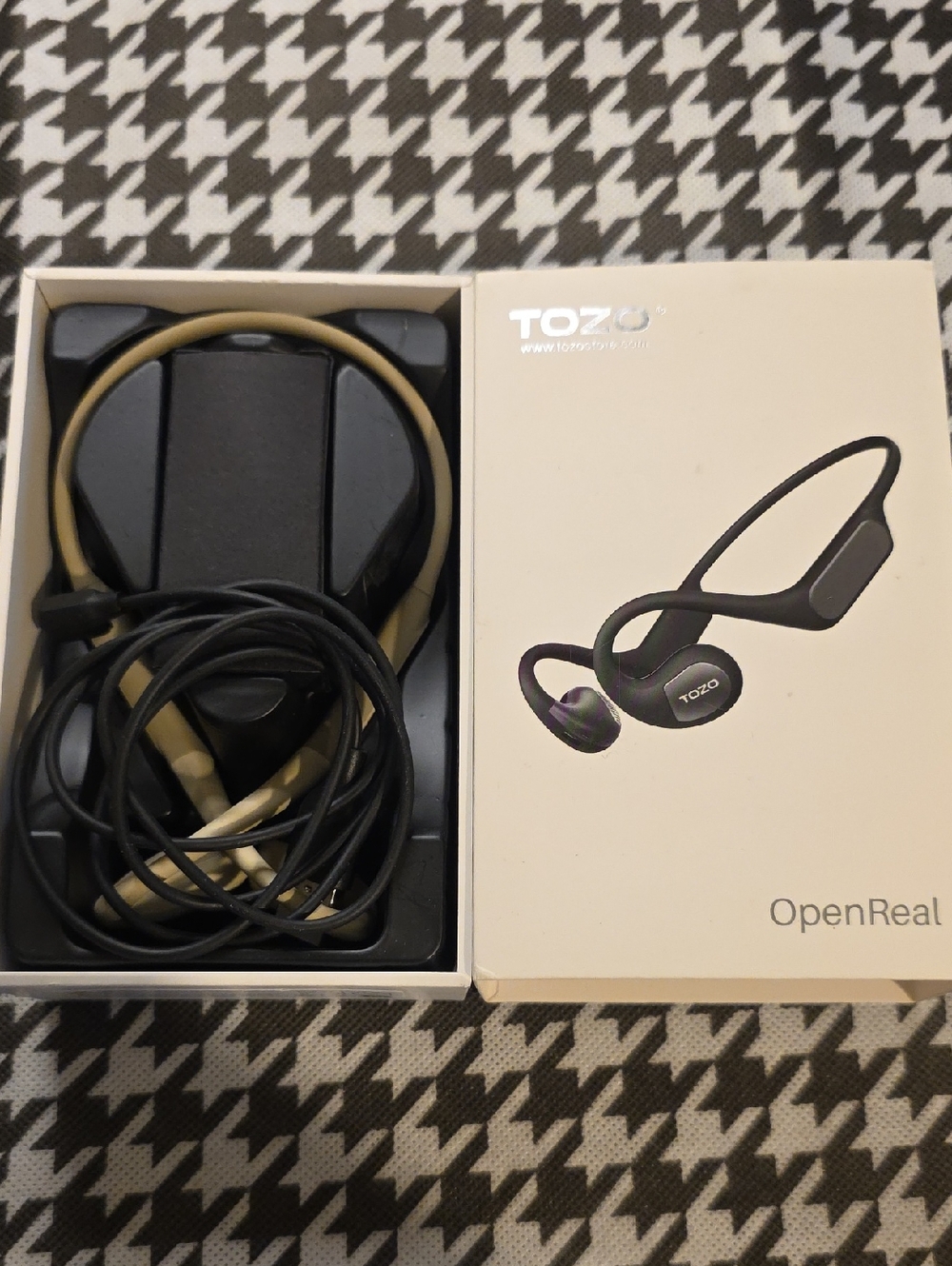 TOZO OpenReal Bone Headphones - Olive